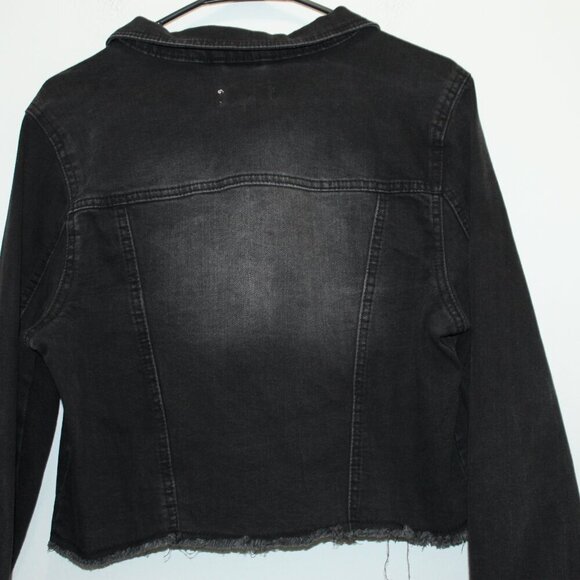 Dollhouse Black Denim Jacket Size XL - Picture 6 of 6